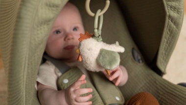 Little Dutch felhúzható rezgő játék - tyúk