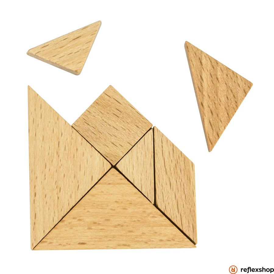 Tangram Matchbox Professor Puzzle ördöglakat