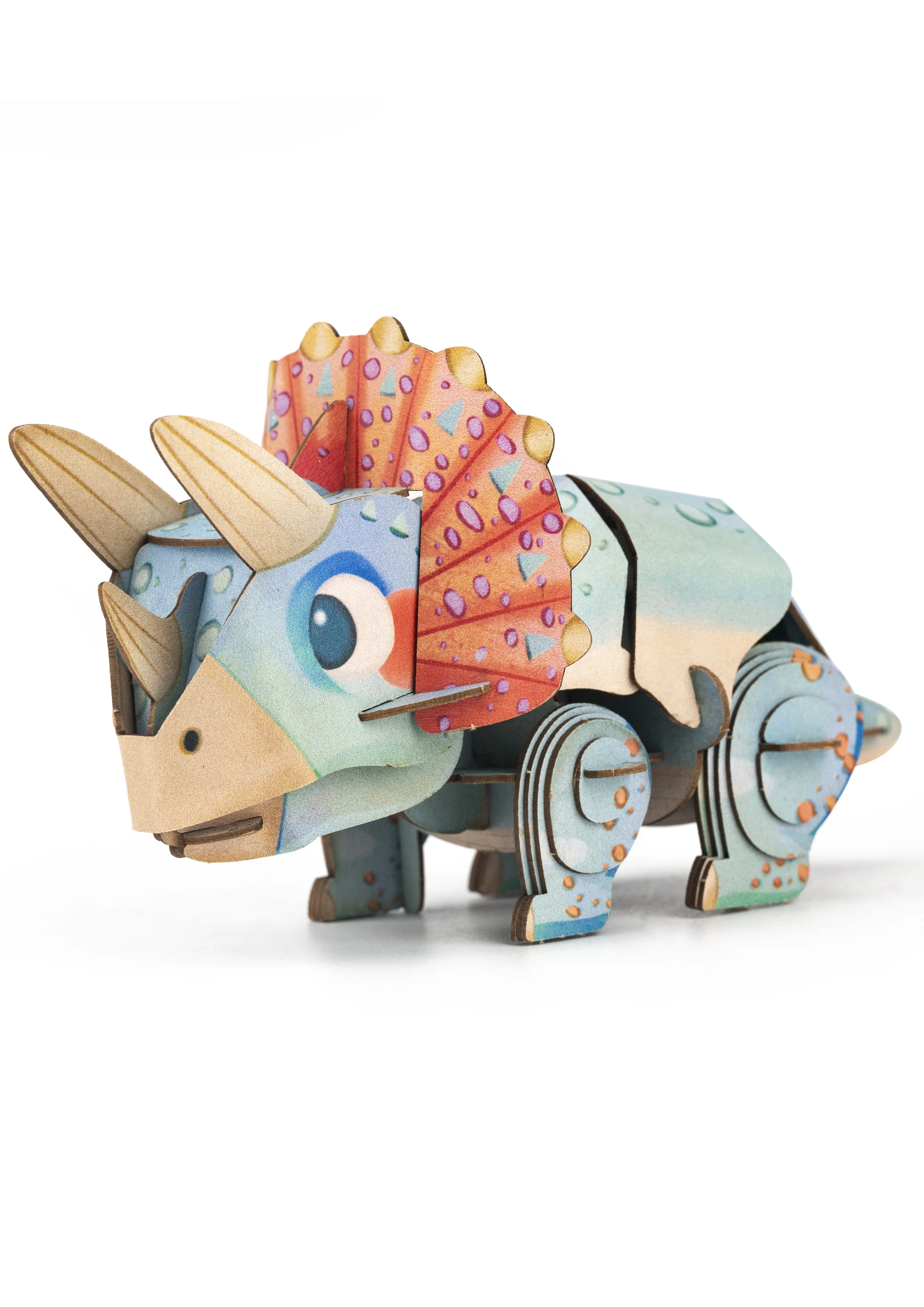 Hangot adó állatos 3D puzzle - triceratops - MierEdu