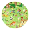 Megfigyeltető puzzle - Kisbarátok a kertben, 35 db-os - Little friends" garden