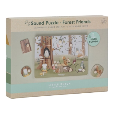 Little Dutch hangos puzzle- forest friends