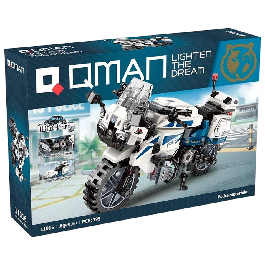 QMAN Rendőrmotor - 395 db-os