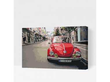 Számfestő kerettel - Volkswagen bogár