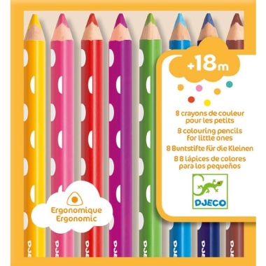 8 színesceruza kicsiknek - colouring pencils for little ones