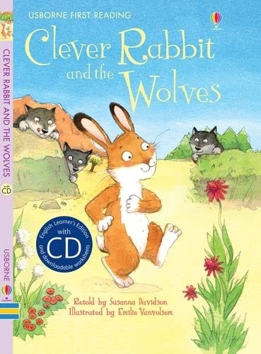 First Reading Level 2 - Clever Rabbit and the Wolves with CD