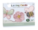 Little Dutch fűzhető kártyák - virágok&pillangók
