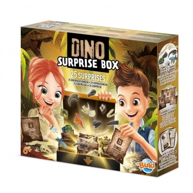Tudományos készlet - Dinoszaurusz meglepetés doboz - BUKI