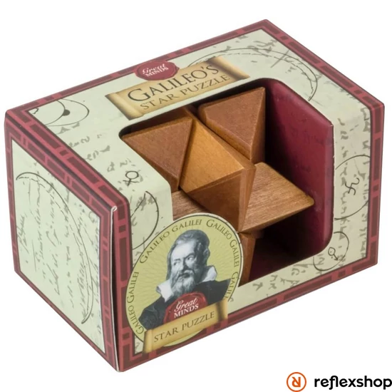 Nagy Elmék - Galileo Csillag mini Professor Puzzle ördöglakat