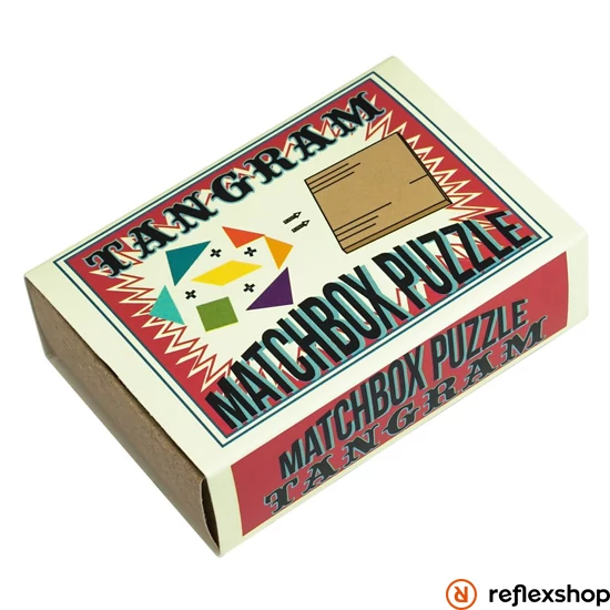 Tangram Matchbox Professor Puzzle ördöglakat