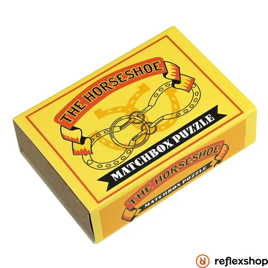 The Horseshoe Matchbox Professor Puzzle ördöglakat